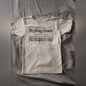 The Rolling Stones Beige Graphic Tee